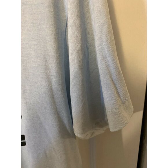 I’m Not Fat- I’m FLUFFY! Cows T-Shirt Sz L Blue Black Screen Stars Tag - Picture 5 of 7